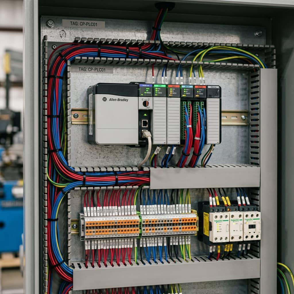 Montaje de tableros eléctricos y sistemas industriales